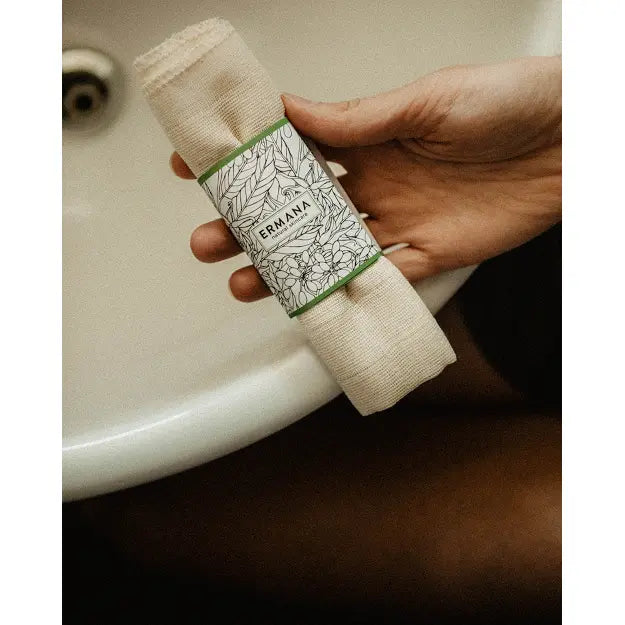 Organic Muslin Face Cloth - Ermana Natural Skincare