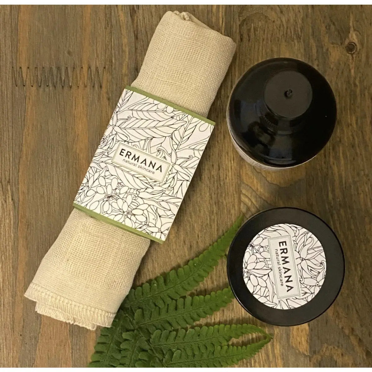 Organic Muslin Face Cloth - Ermana Natural Skincare 