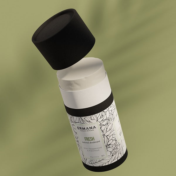 Fresh Natural Deodorant 85g Ermana Natural Skincare