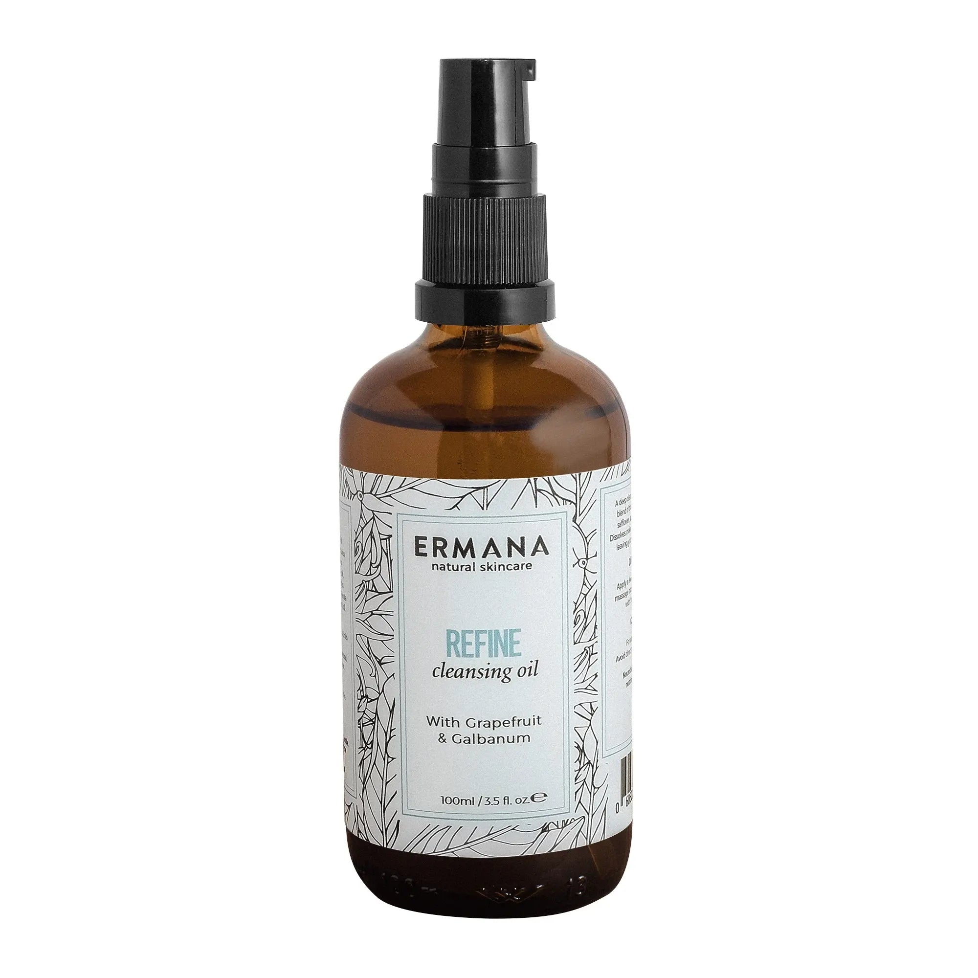 Refine Cleansing Oil 100ml - Ermana Natural Skincare 