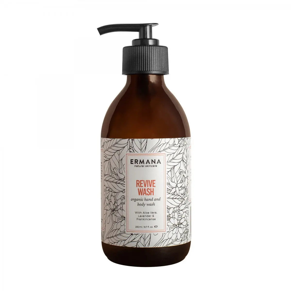 Revive Organic Hand & Body Wash  250ml - Ermana Natural Skincare 